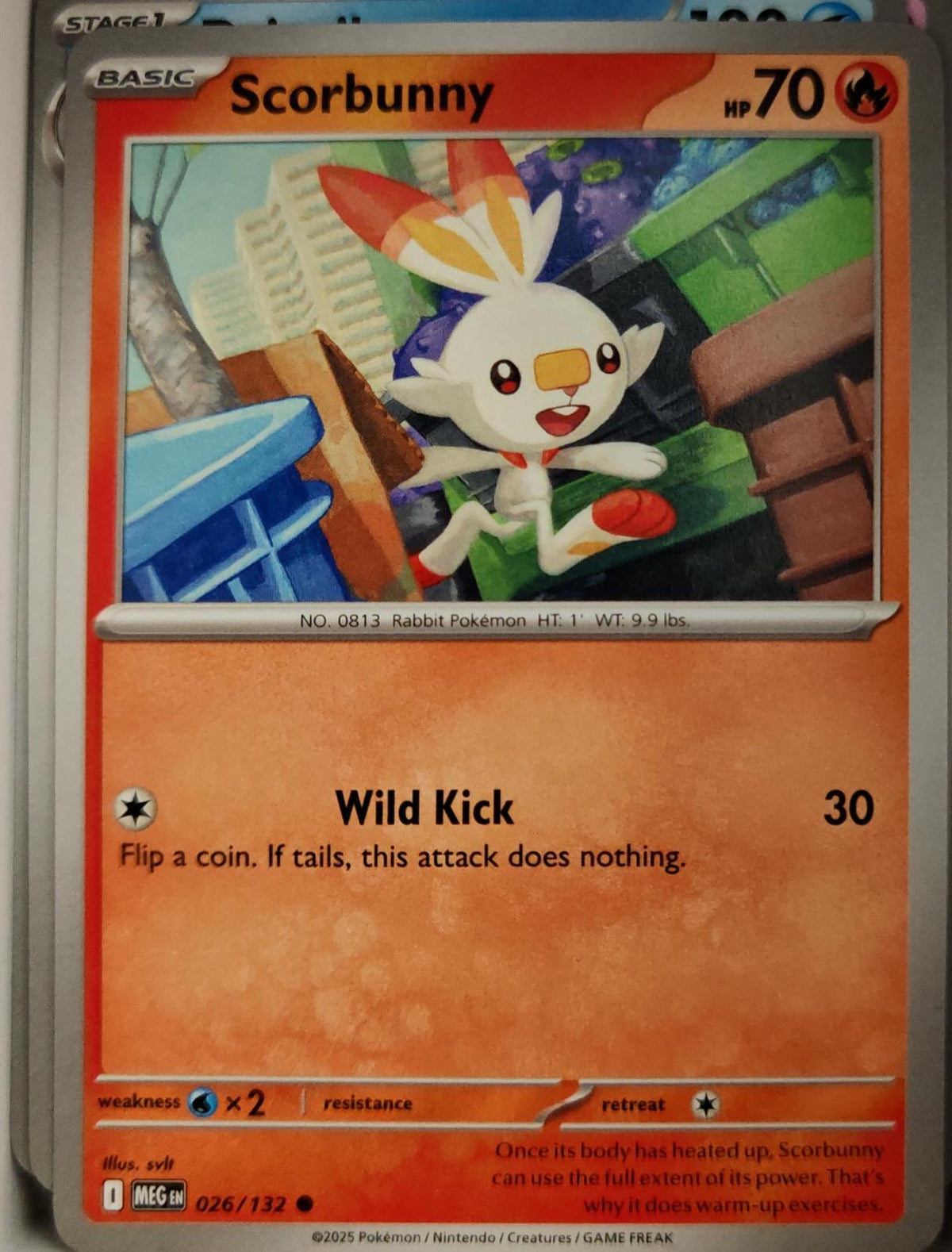 Scorbunny - 026/132 - - MEGA EVOLUTION - Pokemon - Common | AA08-27