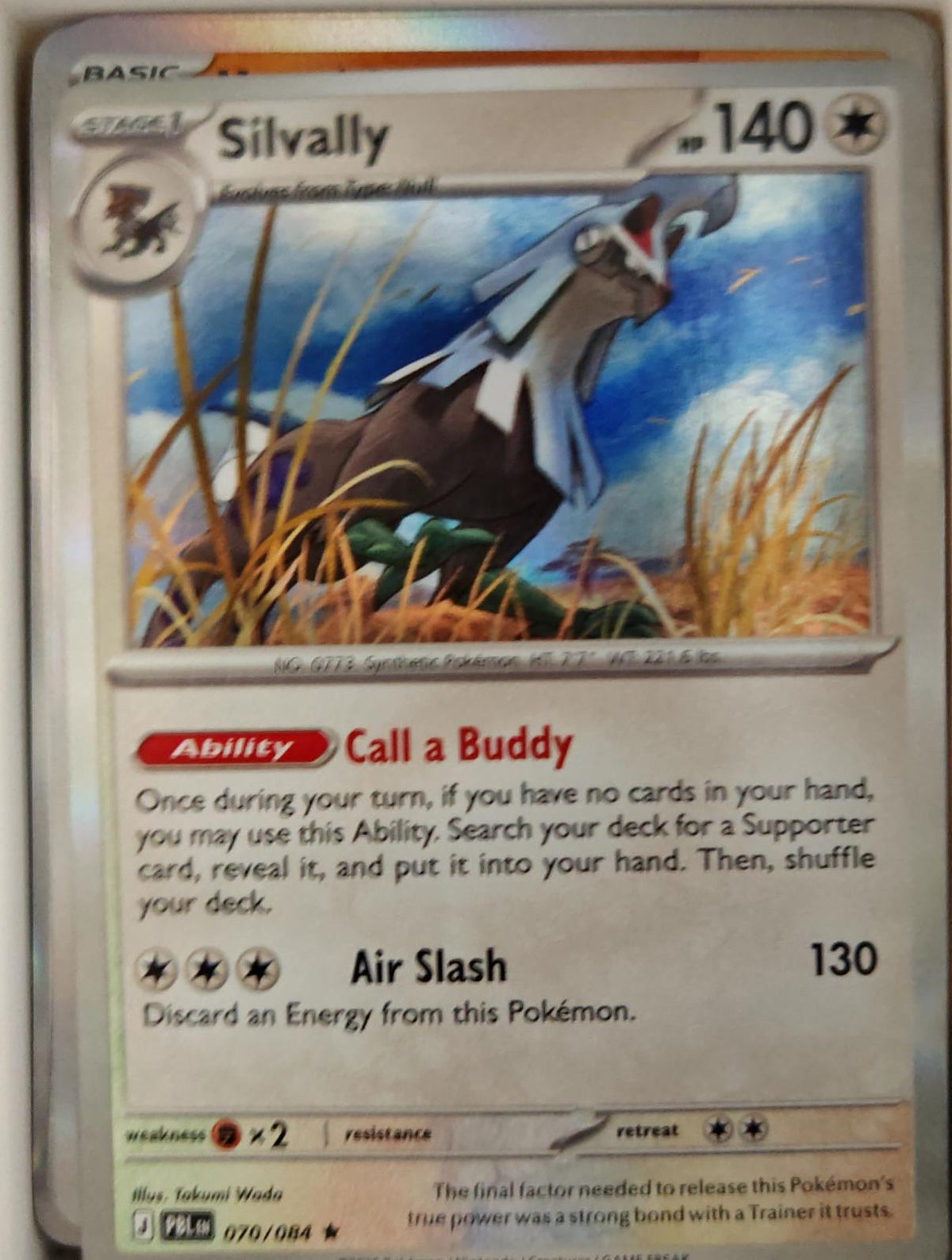Silvally - 070/084 - Holo - PITCH BLACK - Pokemon - Rare | AA25-26