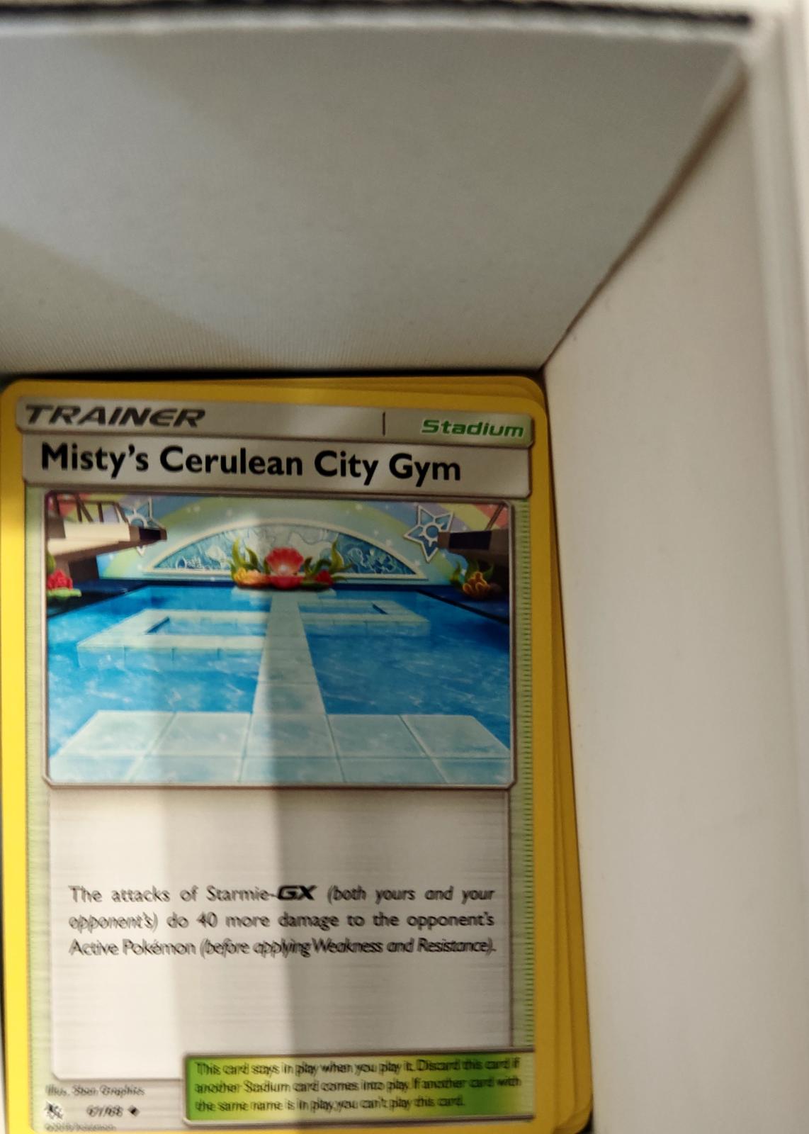 Misty's Cerulean City Gym - 61/68 - - HIDDEN FATES - Pokemon - | AA70-16