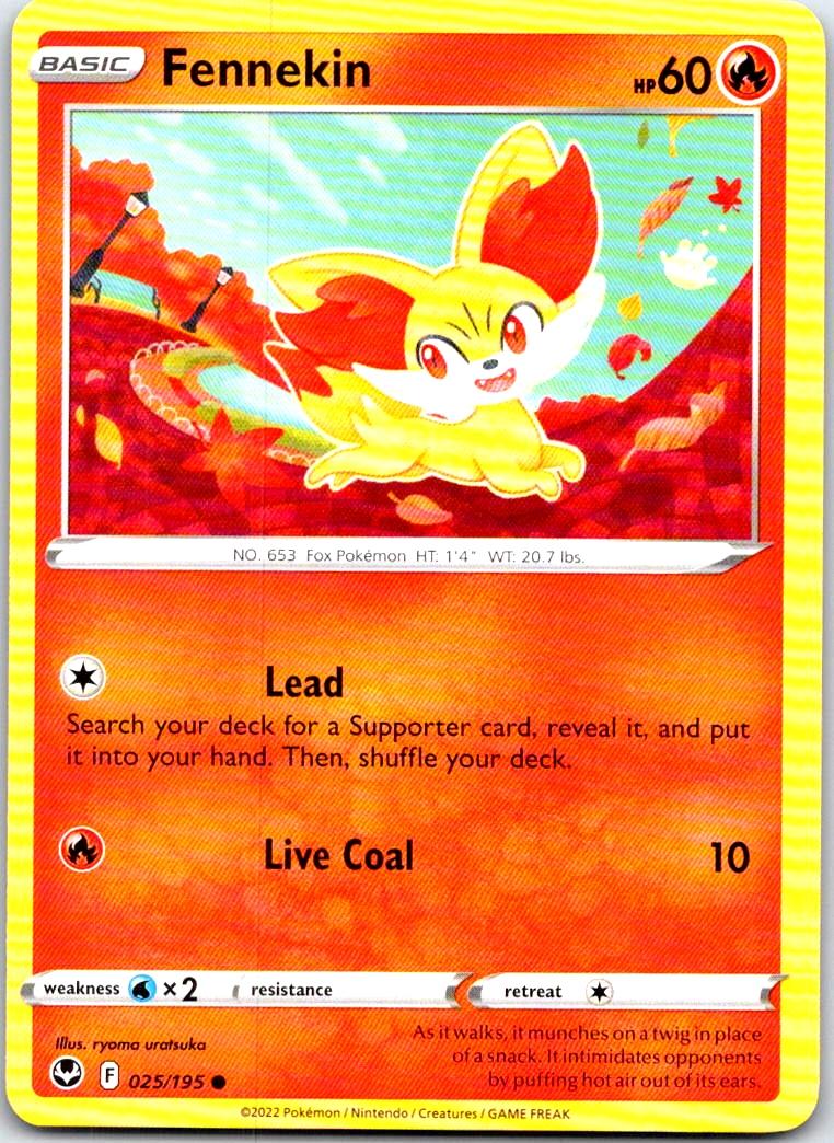 Fennekin - 025/195 - - SILVER TEMPEST - Pokemon - Common | AB45-51