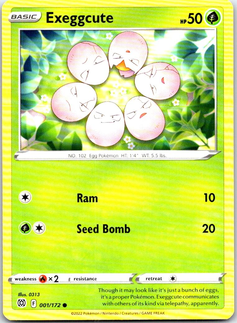 Exeggcute - 001/172 - - BRILLIANT STARS - Pokemon - Common | AB67-48