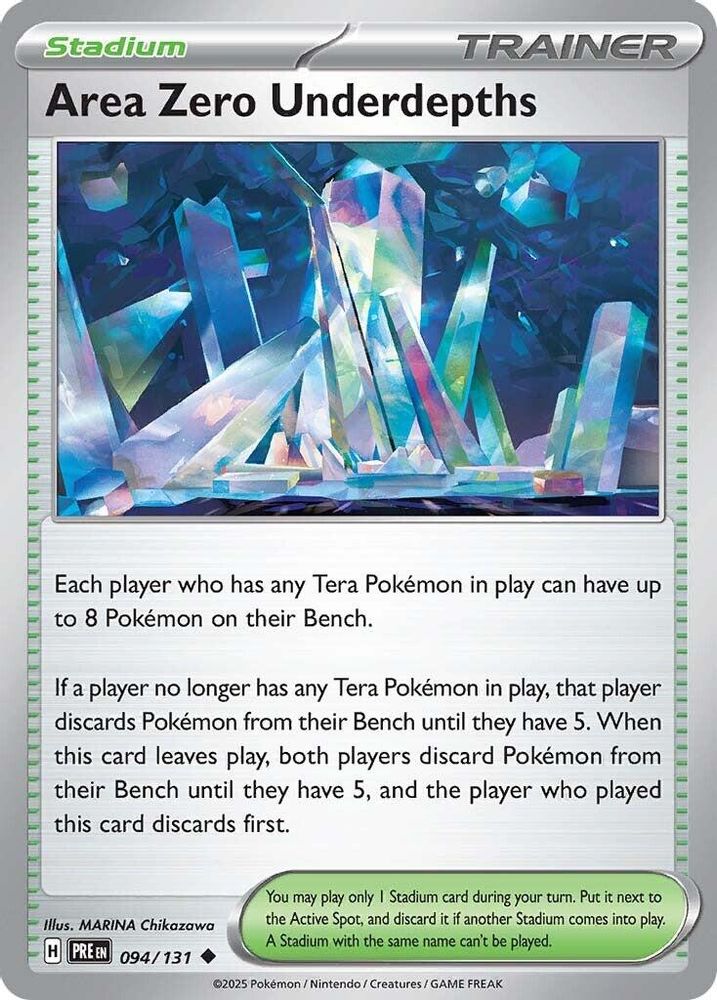 Area Zero Underdepths - 094/131 - - PRISMATIC EVOLUTIONS - Pokemon - | AA27-53