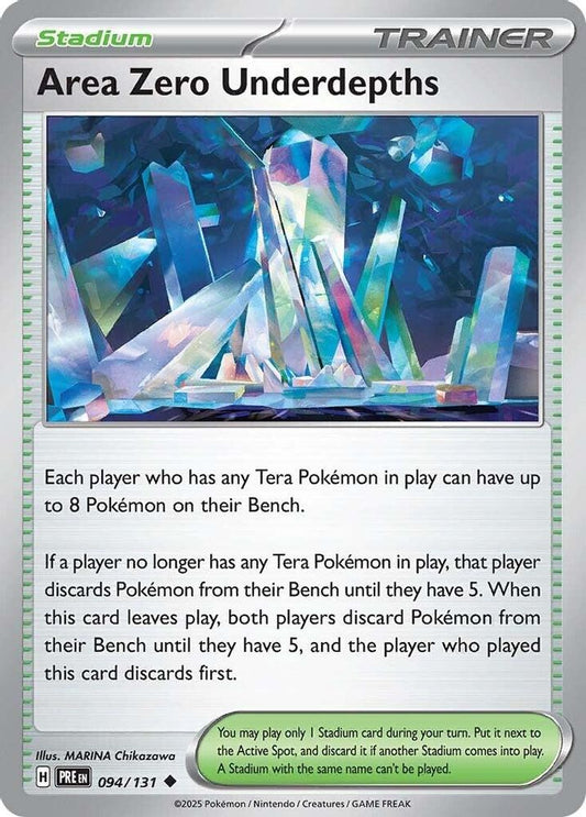 Area Zero Underdepths - 094/131 - - PRISMATIC EVOLUTIONS - Pokemon - | AA27-53
