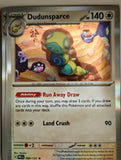 Dudunsparce - 080/131 - Holo - PRISMATIC EVOLUTIONS - Pokemon - Rare | AA06-50