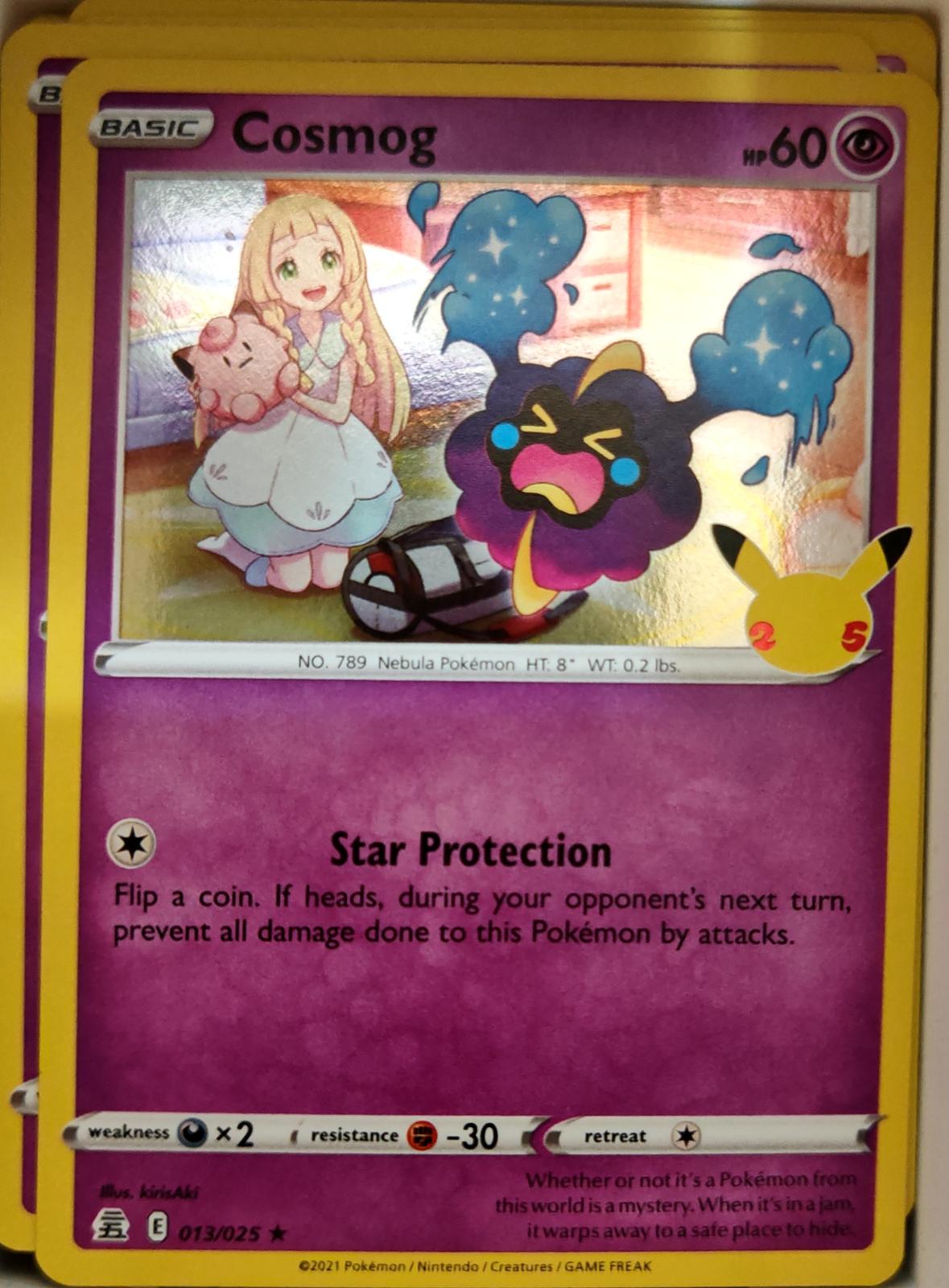 Cosmog - 013/025 - Holo - CELEBRATIONS - Pokemon - Rare | AA06-29