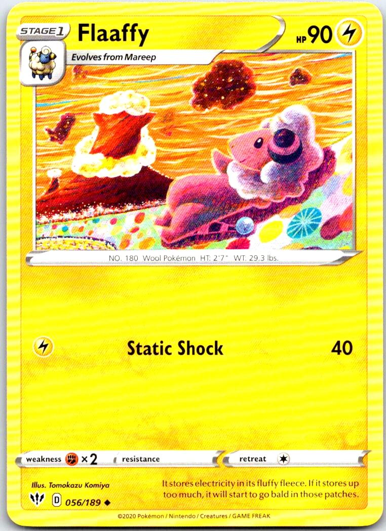 Flaaffy - 056/189 - - DARKNESS ABLAZE - Pokemon - Uncommon | AB78-14