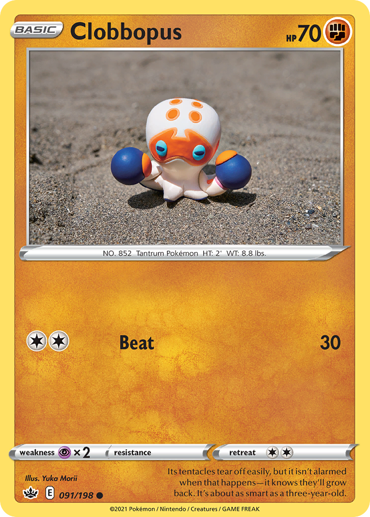 Clobbopus - 091/198 - - CHILLING REIGN - Pokemon - Common | AA57-17