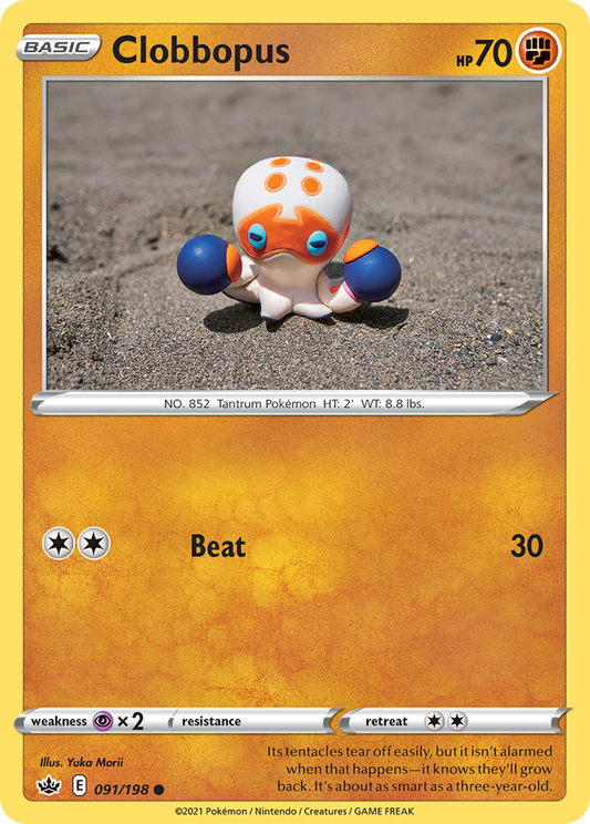 Clobbopus - 091/198 - - CHILLING REIGN - Pokemon - Common | AA58-29