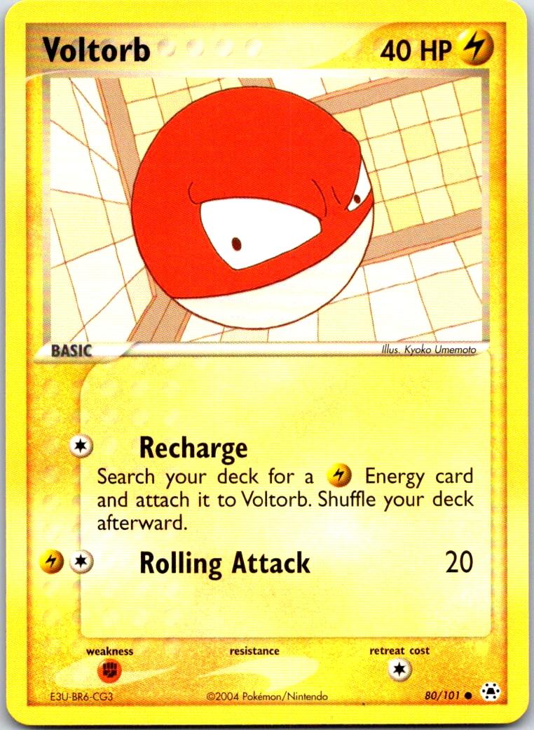 Voltorb - 80/101 - - HIDDEN LEGENDS - Pokemon - Common | AB12-12