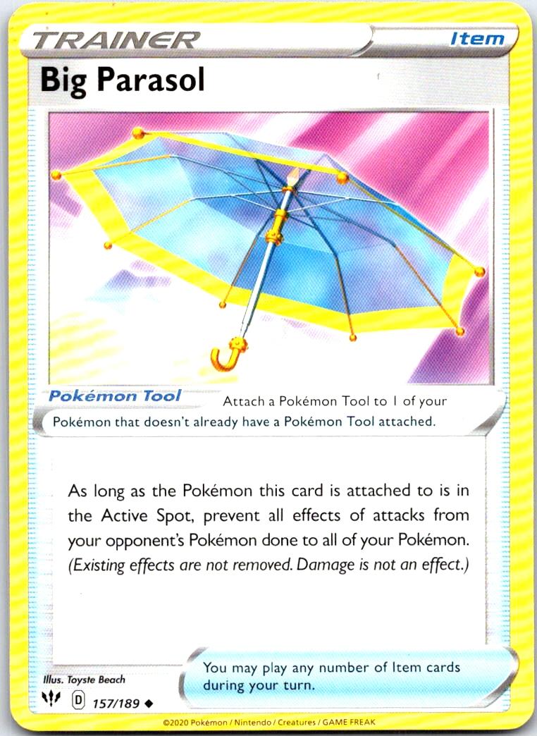 Big Parasol - 157/189 - - DARKNESS ABLAZE - Pokemon - Uncommon | AB21-25