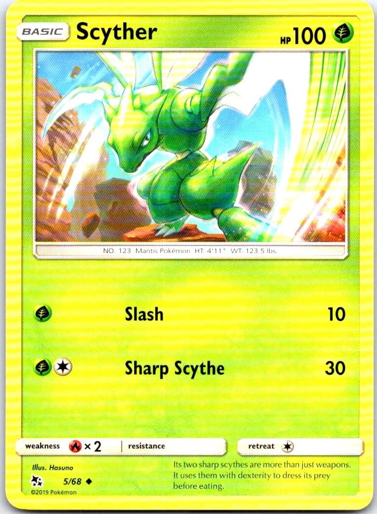 Scyther - 5/68 - - HIDDEN FATES - Pokemon - Uncommon | AB20-10