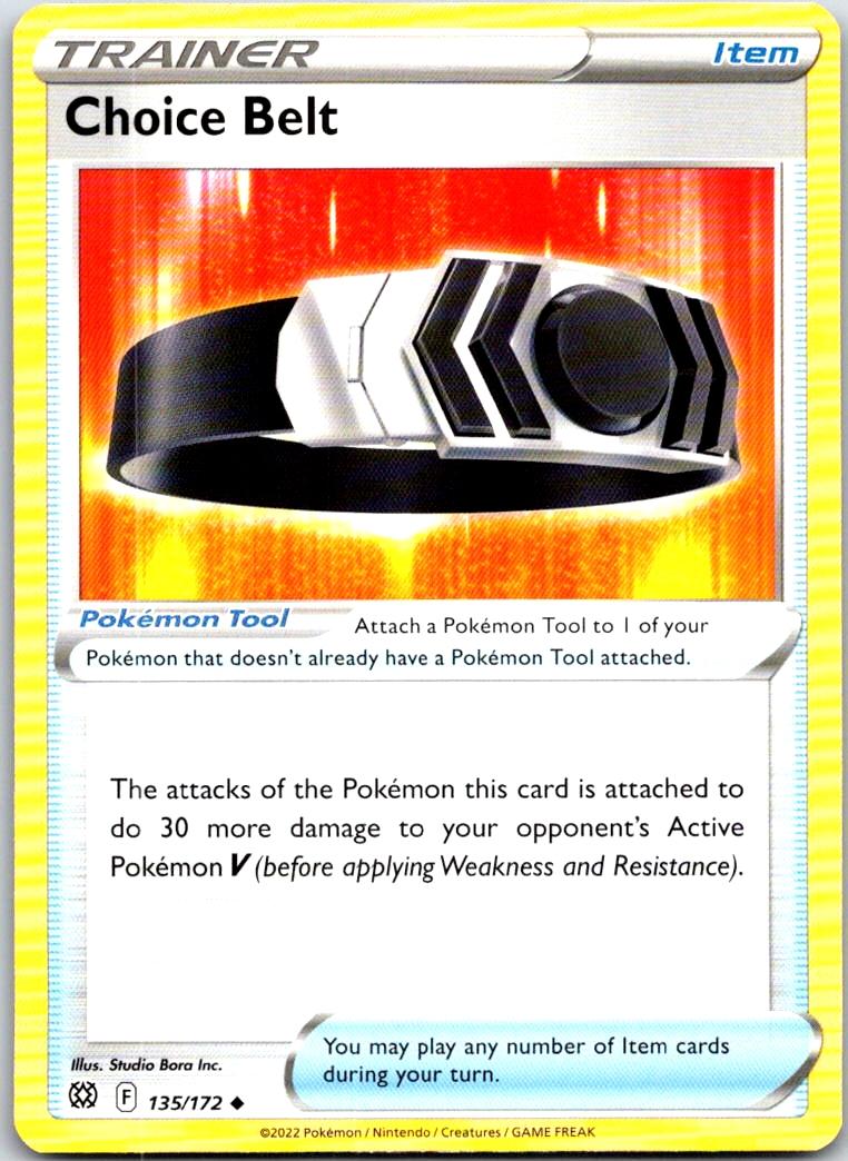 Choice Belt - 135/172 - - BRILLIANT STARS - Pokemon - Uncommon | AB13-22