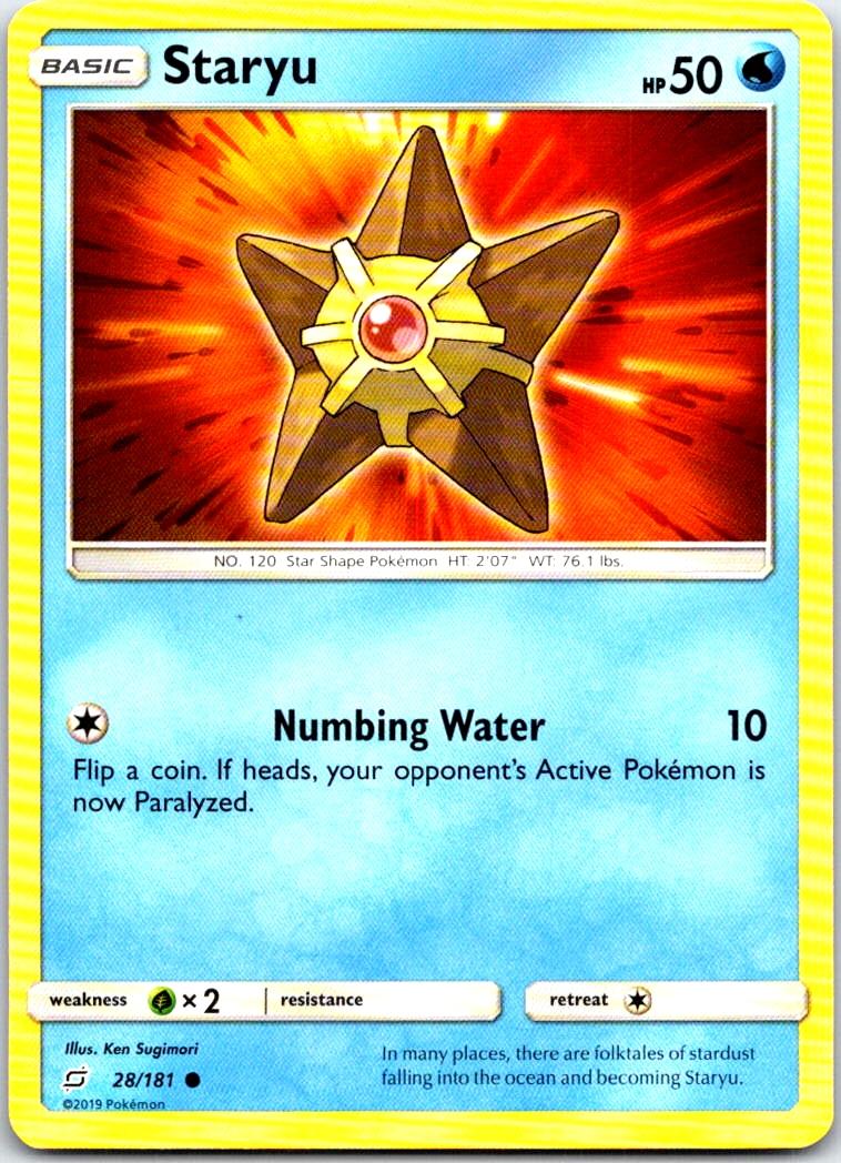 Staryu - 28/181 - - TEAM UP - Pokemon - Common | AB78-48