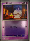 Litwick - 036/084 - Reverse Holo - PITCH BLACK - Pokemon - Common | AA35-32