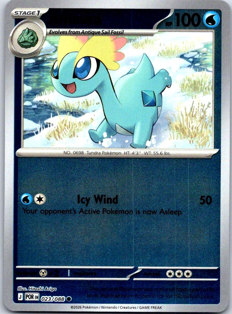 Amaura - 023/088 - Reverse Holo - PERFECT ORDER - Pokemon - Common | AB04-28