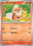 Growlithe - 027/182 - Reverse Holo - DESTINED RIVALS - Pokemon - | AA31-16