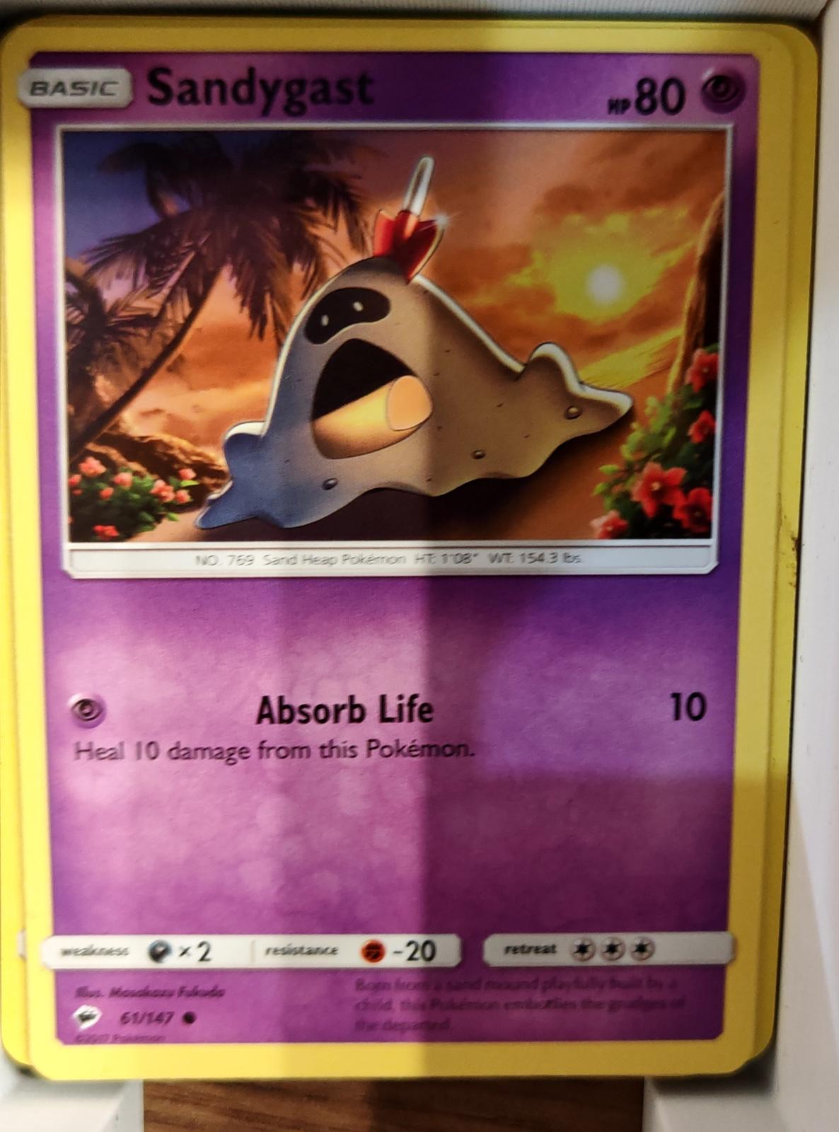 Sandygast - 61/147 - - BURNING SHADOWS - Pokemon - Common | AA66-26