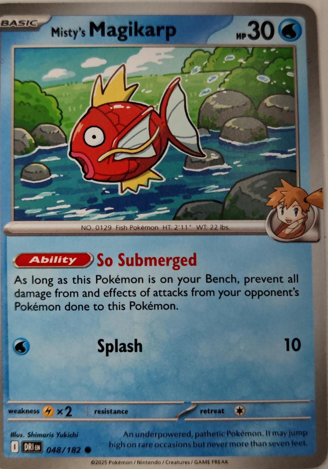 Misty's Magikarp - 048/182 - - DESTINED RIVALS - Pokemon - Common | AA10-1
