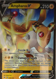 Ampharos V - 049/185 - Holo - VIVID VOLTAGE - Pokemon - V Rare | AA33-3