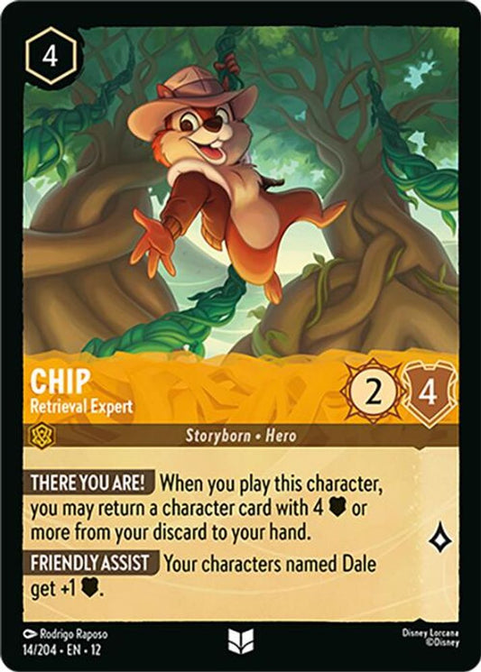 Chip - Retrieval Expert - 14/204 - - WILDS UNKNOWN - Lorcana - | LAA02-72