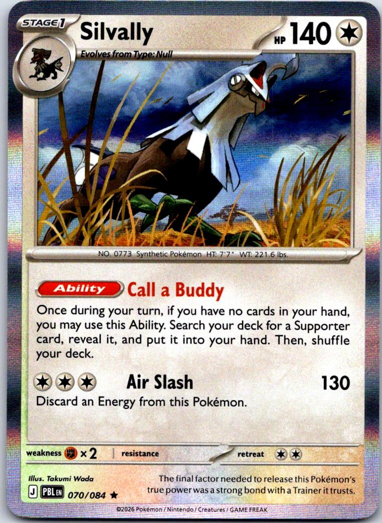 Silvally - 070/084 - Holo - PITCH BLACK - Pokemon - Rare | AA120-19