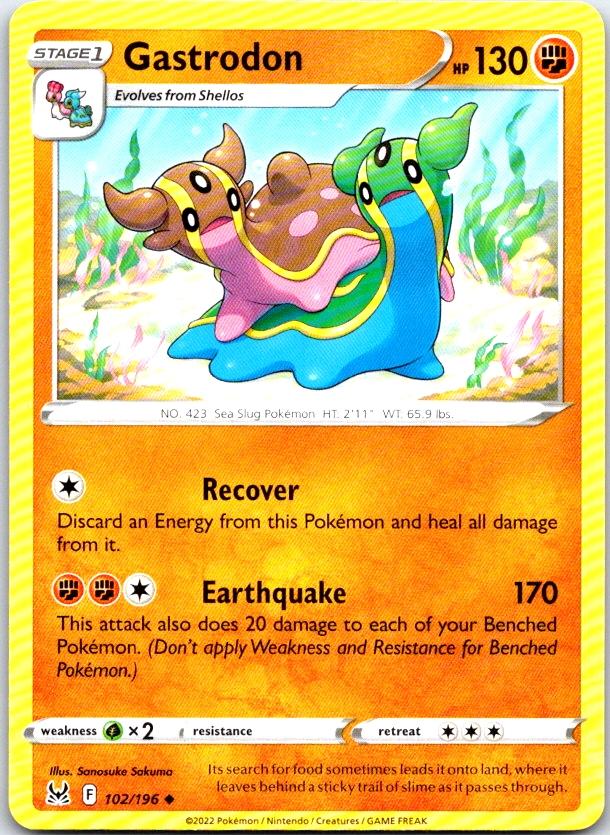 Gastrodon - 102/196 - - LOST ORIGIN - Pokemon - Uncommon | AC09-31