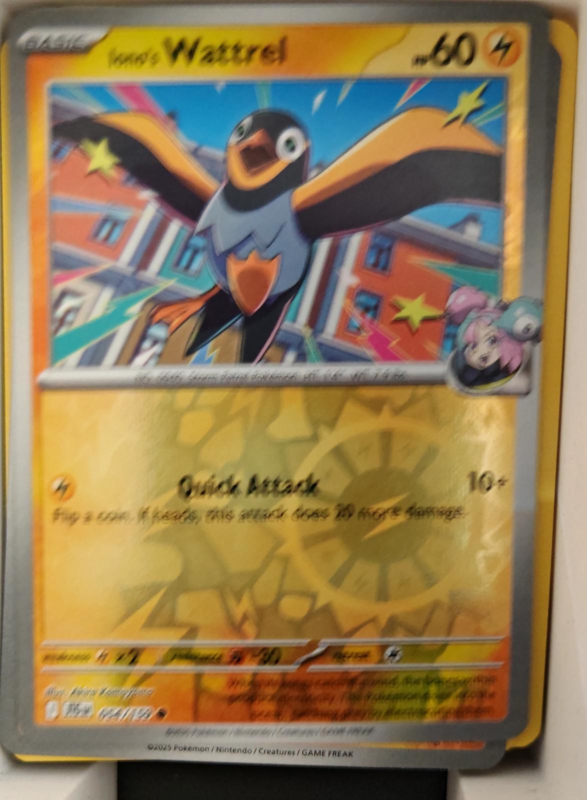 Iono's Wattrel - 054/159 - Reverse Holo - JOURNEY TOGETHER - Pokemon - | AA22-46
