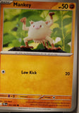 Mankey - 042/084 - - PITCH BLACK - Pokemon - Common | AA16-39