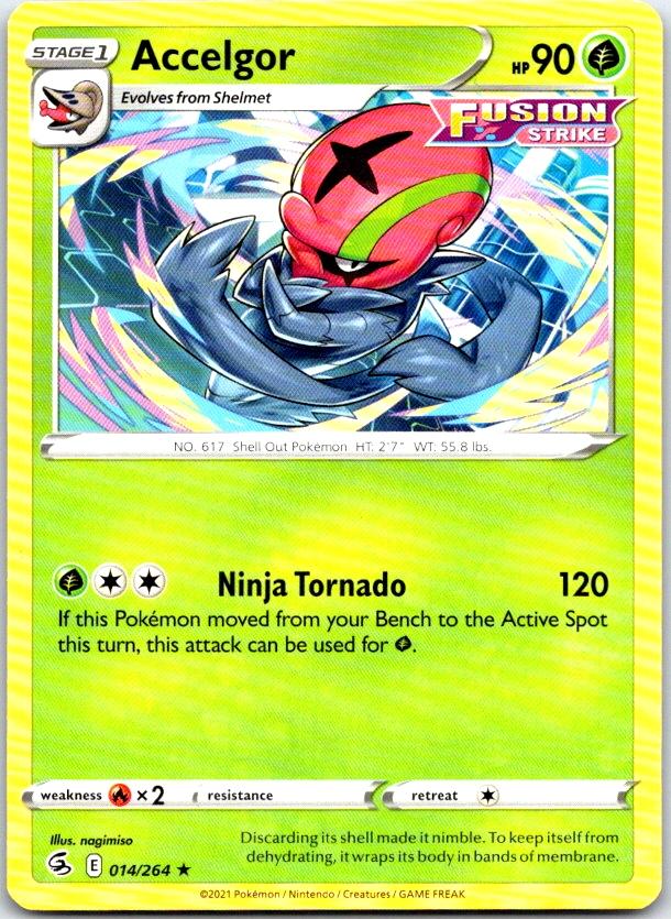 Accelgor - 014/264 - - FUSION STRIKE - Pokemon - Rare | AC19-3