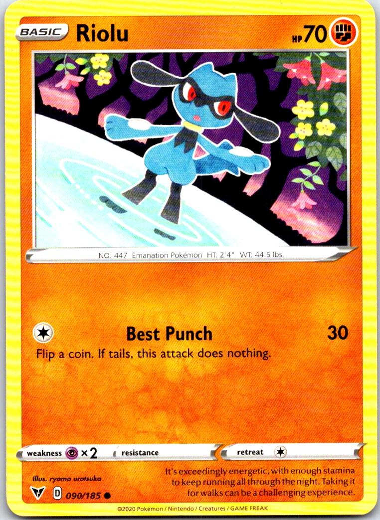 Riolu - 090/185 - - VIVID VOLTAGE - Pokemon - Common | AB96-36