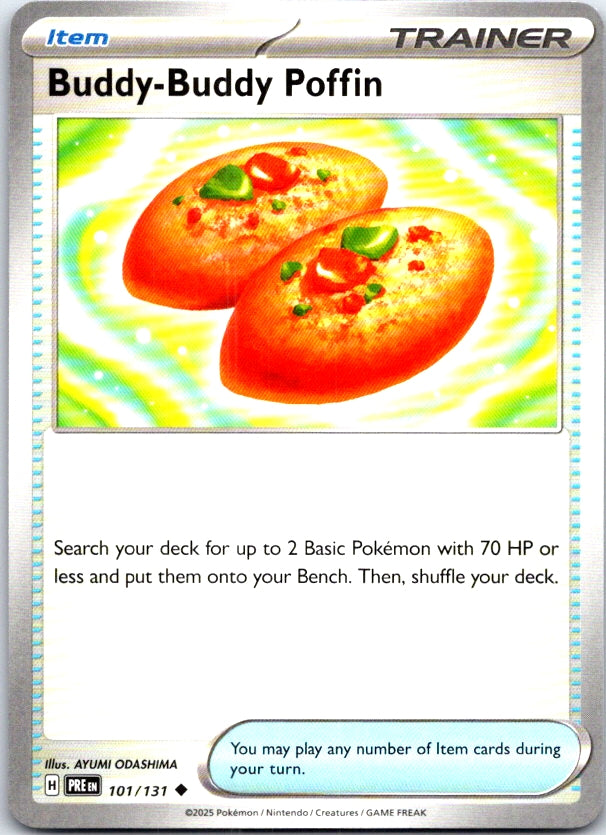 Buddy-Buddy Poffin - 101/131 - - PRISMATIC EVOLUTIONS - Pokemon - | AC24-41