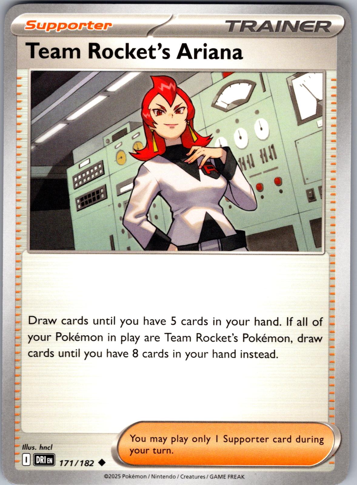 Team Rocket's Ariana - 171/182 - - DESTINED RIVALS - Pokemon - | AA77-20
