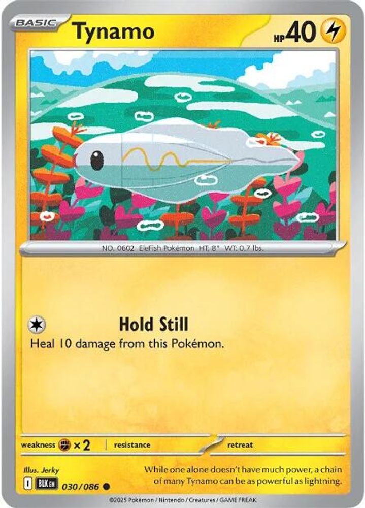 Tynamo - 030/086 - - BLACK BOLT - Pokemon - Common | AA112-4