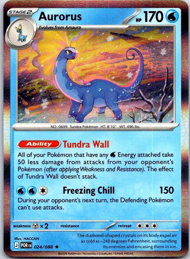 Aurorus - 024/088 - Holo - PERFECT ORDER - Pokemon - Rare | AB08-48