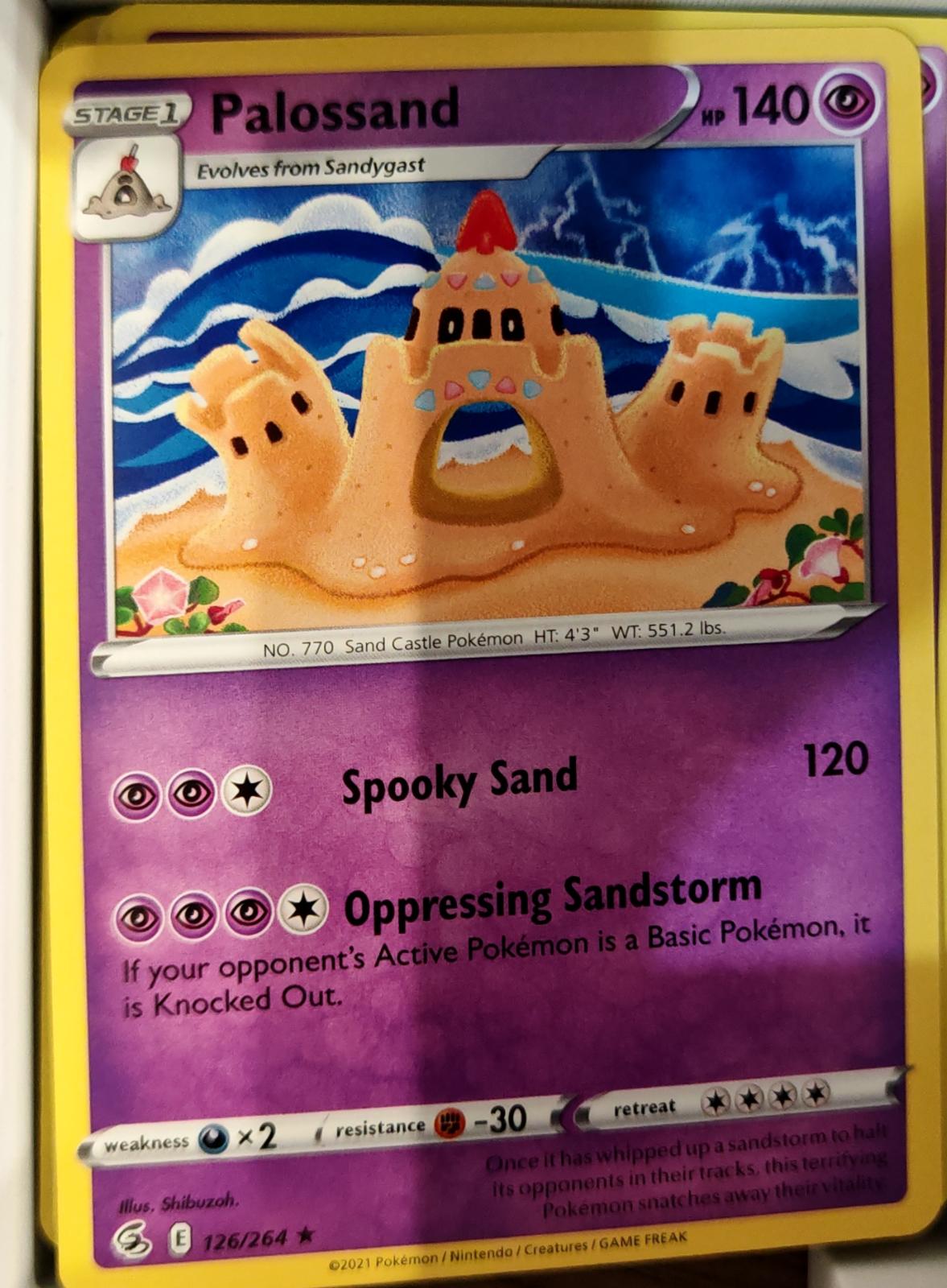 Palossand - 126/264 - - FUSION STRIKE - Pokemon - Rare | AA73-26