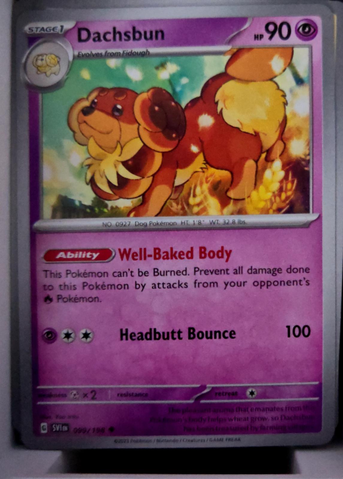 Dachsbun - 039/091 - - PALDEAN FATES - Pokemon - Uncommon | AA48-125