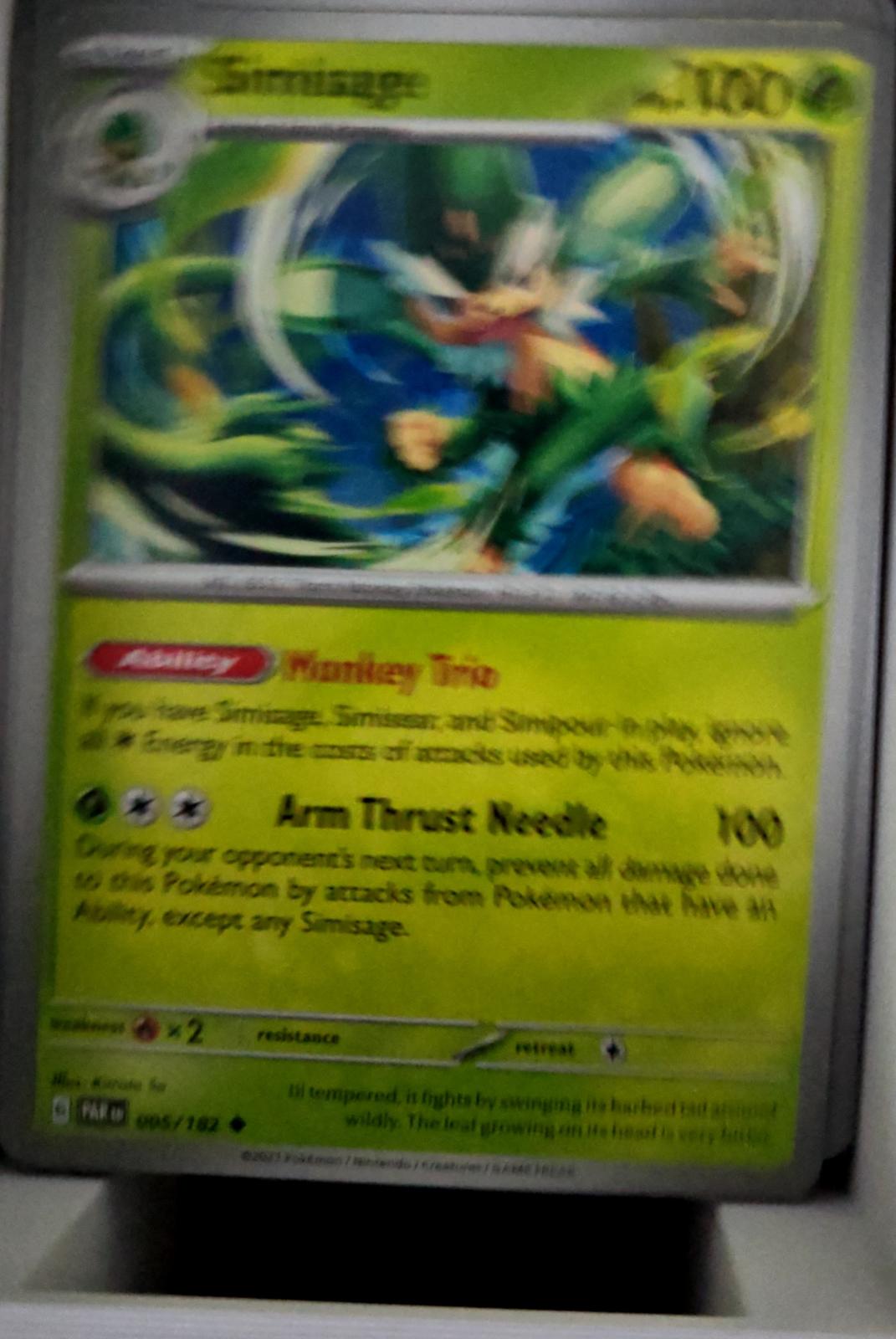 Simisage - 005/182 - - PARADOX RIFT - Pokemon - Uncommon | AA48-91