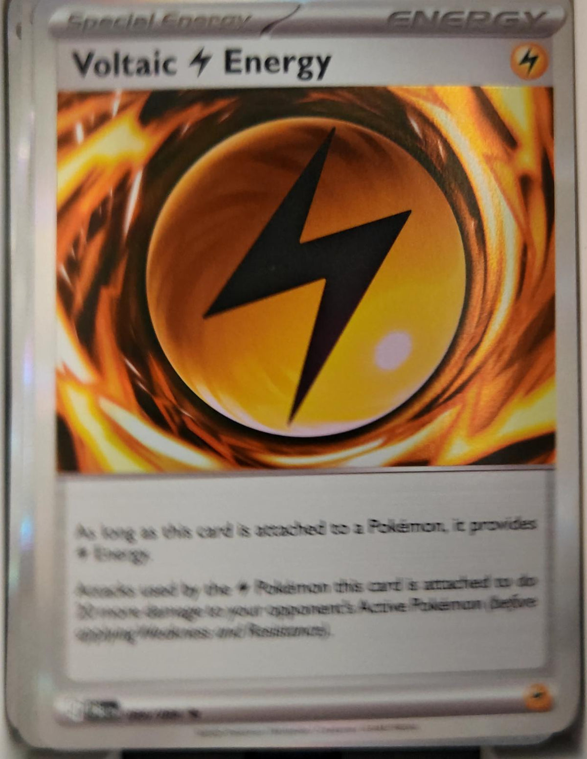 Voltaic Lightning Energy - 084/084 - Holo - PITCH BLACK - Pokemon - | AA25-38