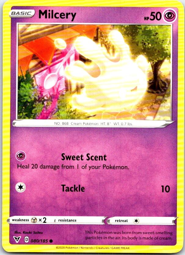 Milcery - 080/185 - - VIVID VOLTAGE - Pokemon - Common | AB98-32