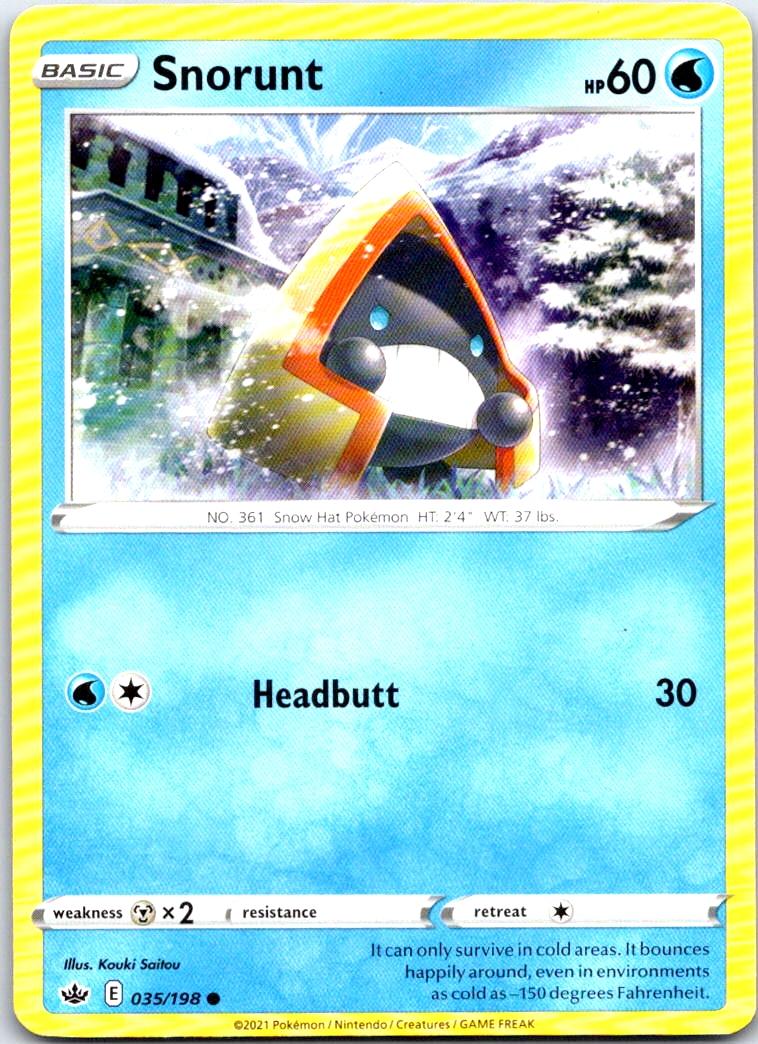 Snorunt - 035/198 - - CHILLING REIGN - Pokemon - Common | AB28-14
