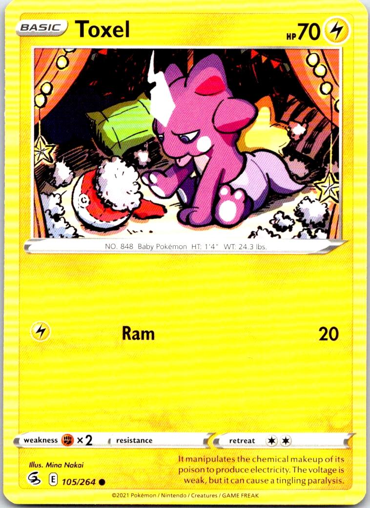 Toxel - 105/264 - - FUSION STRIKE - Pokemon - Common | AB34-8