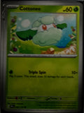 Cottonee - 007/131 - - PRISMATIC EVOLUTIONS - Pokemon - Common | AA50-48