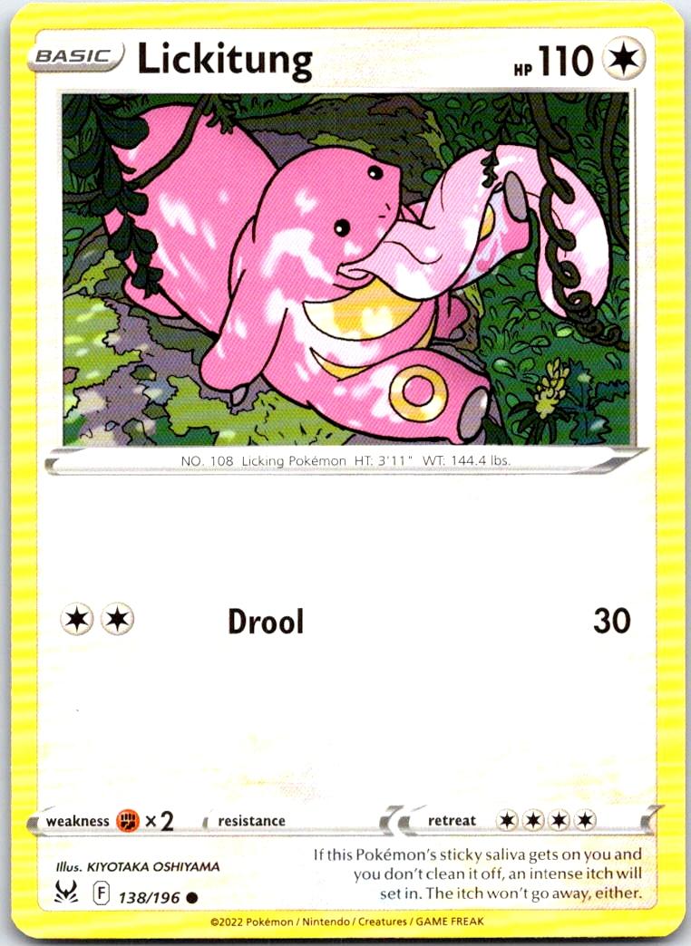 Lickitung - 138/196 - - LOST ORIGIN - Pokemon - Common | AB50-38