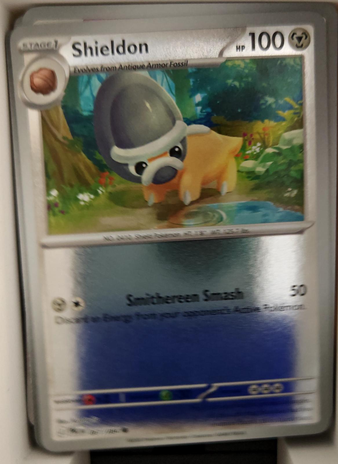 Shieldon - 061/084 - Reverse Holo - PITCH BLACK - Pokemon - Common | AA25-43