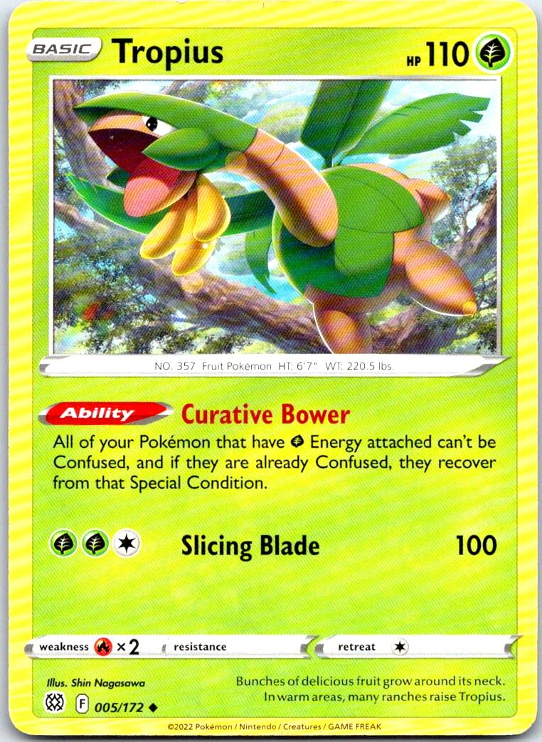 Tropius - 005/172 - - BRILLIANT STARS - Pokemon - Uncommon | AB28-8