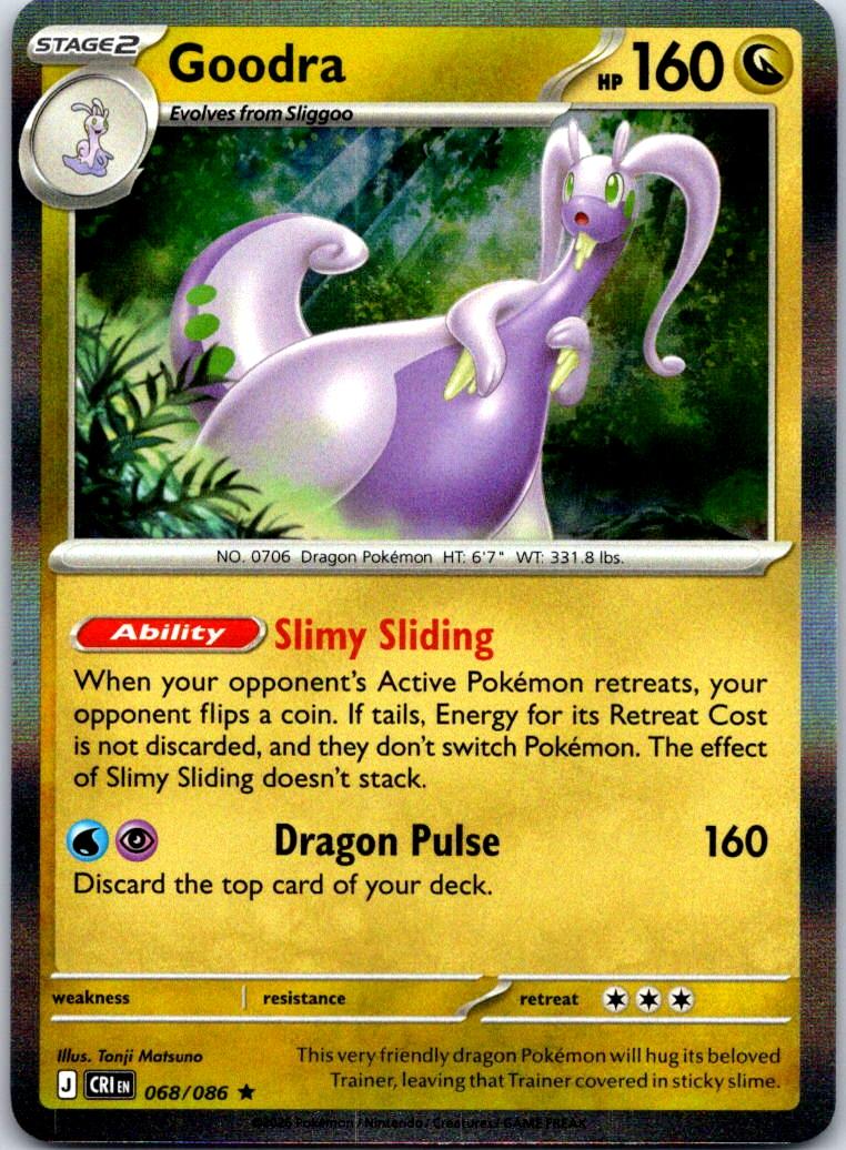 Goodra - 068/086 - Holo - CHAOS RISING - Pokemon - Rare | AB06-42