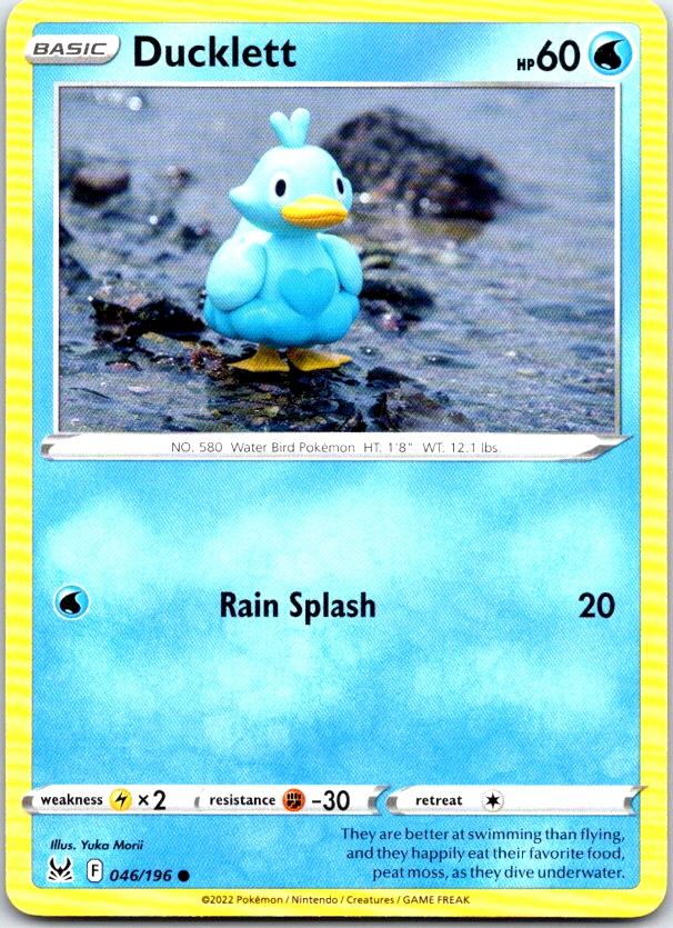 Ducklett - 046/196 - - LOST ORIGIN - Pokemon - Common | AC09-26