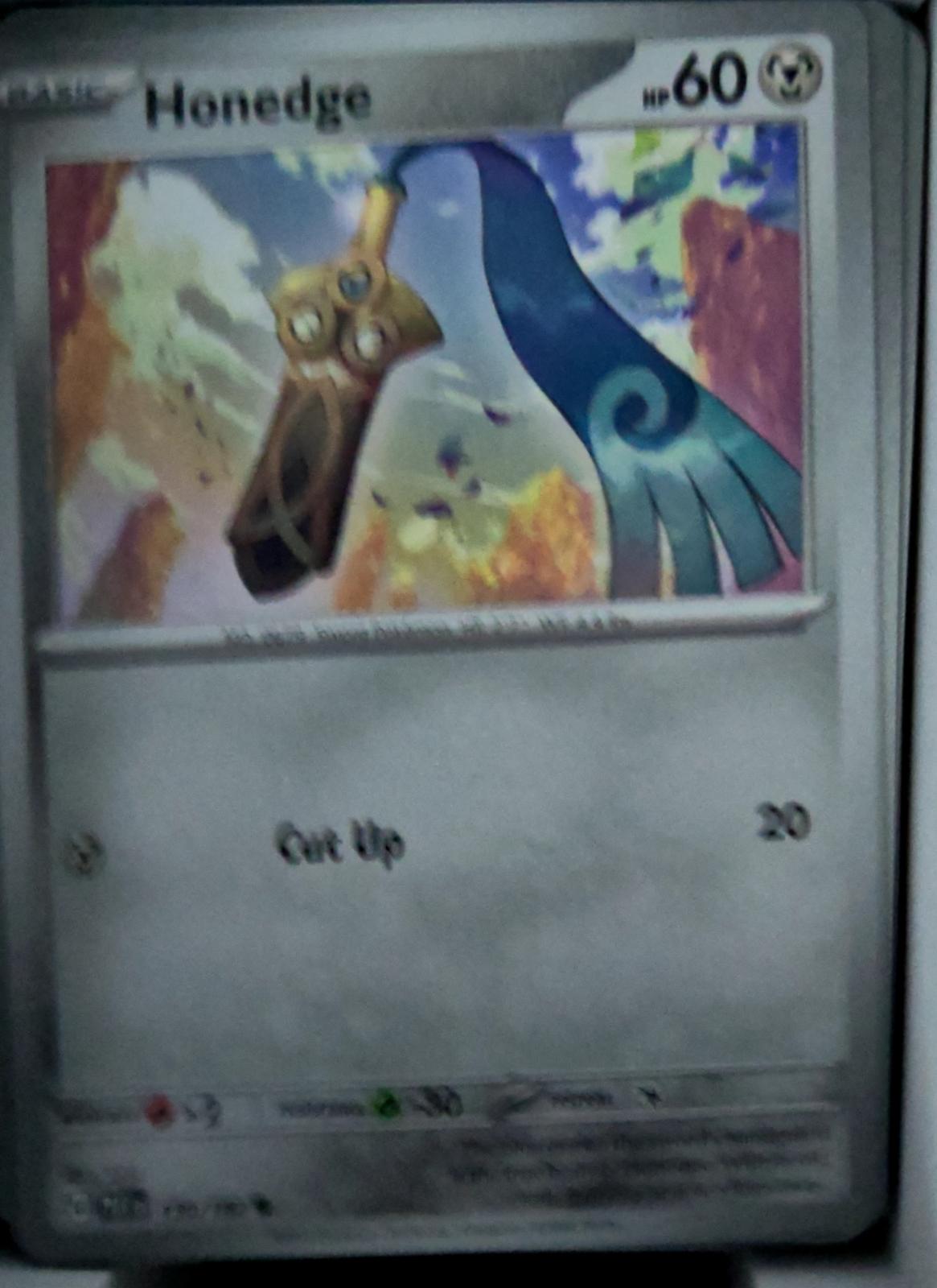 Honedge - 130/182 - - PARADOX RIFT - Pokemon - Common | AA48-98
