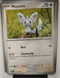 Minccino - 136/162 - - TEMPORAL FORCES - Pokemon - Common | AA36-7