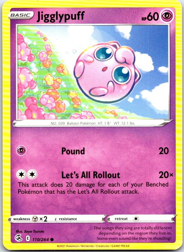 Jigglypuff - 110/264 - - FUSION STRIKE - Pokemon - Common | AC17-50